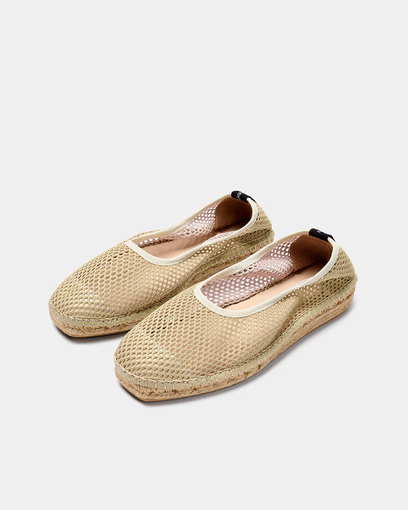 NAGUISA ALLIUM WOVEN ESPADRILLES IN OLIVE