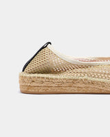 NAGUISA ALLIUM WOVEN ESPADRILLES IN OLIVE
