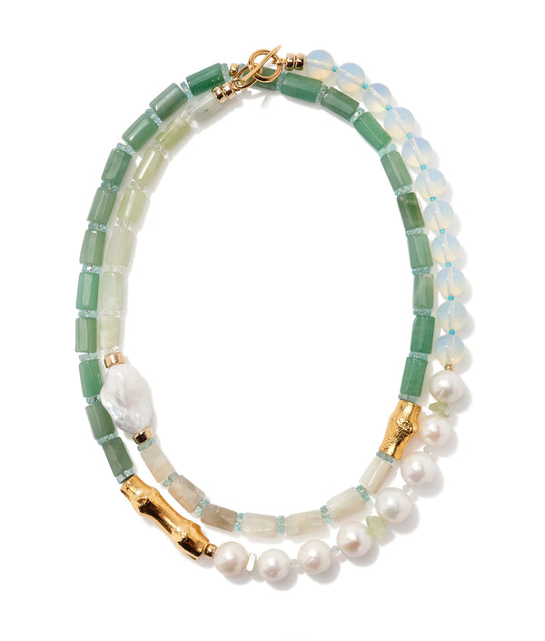 LIZZIE FORTUNATO CABANA NECKLACE IN TIDE POOL