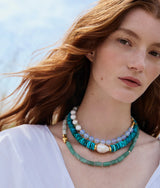LIZZIE FORTUNATO CABANA NECKLACE IN TIDE POOL