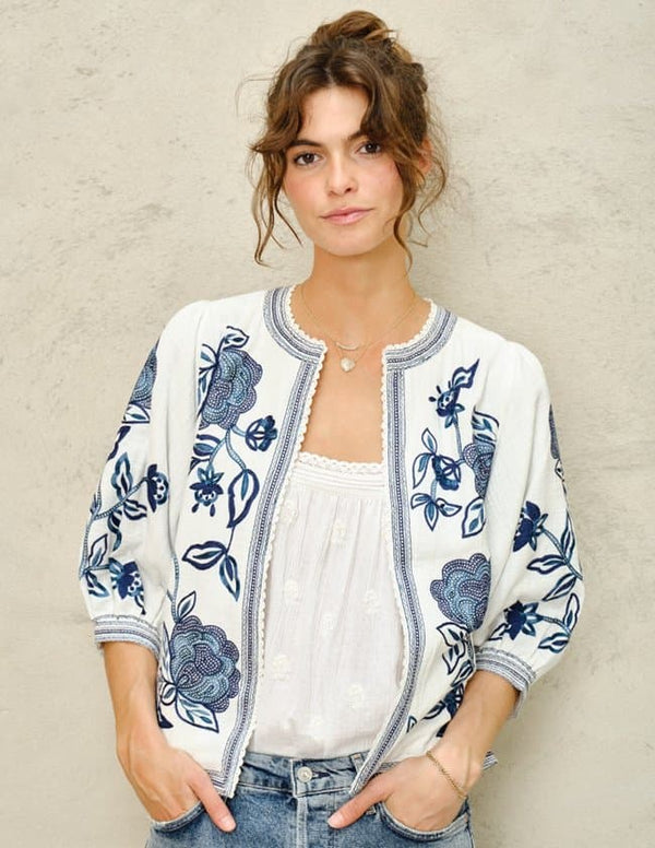 M.A.B.E. LUCIA JACKET IN BLUE