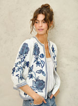 M.A.B.E. LUCIA JACKET IN BLUE