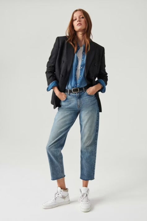 BA&SH EVAN JEANS IN LIGHT BLUE