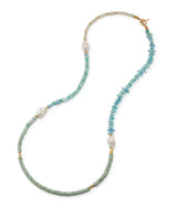LIZZIE FORTUNATO CABANA NECKLACE IN PRICKLY PEAR