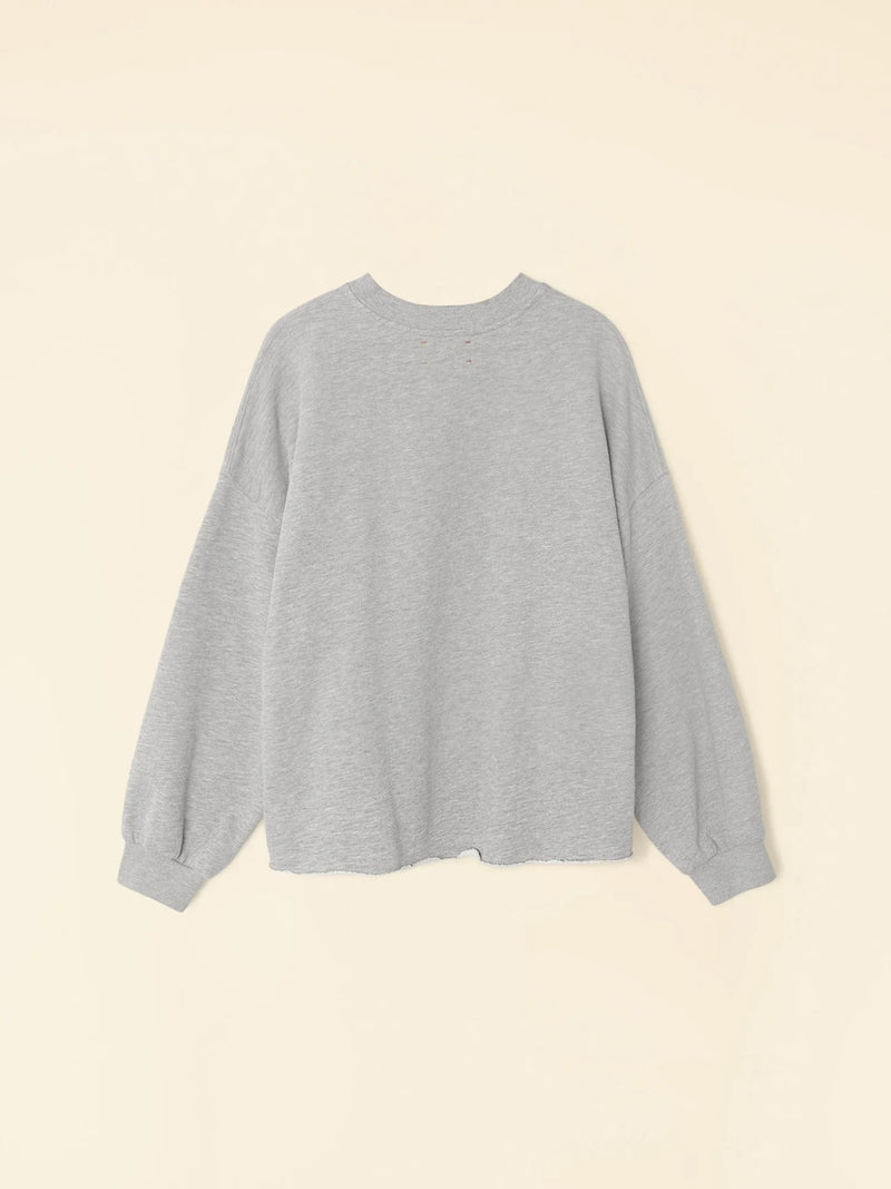 XIRENA HONOR SWEATSHIRT IN HEATHER GREY