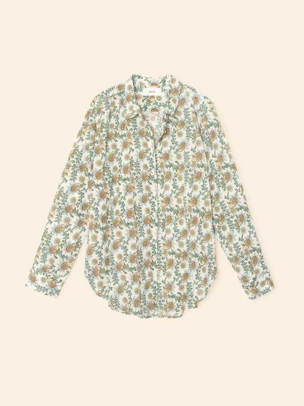 XIRENA BEAU SHIRT IN GARDENIA