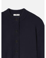 FRAME FEMME CHUNKY CARDIGAN IN NAVY