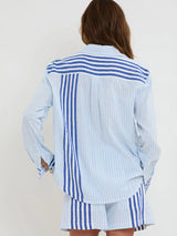 LEMLEM AISHA SHIRT IN SHEMIZI BLUE