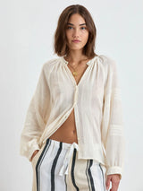 LEMLEM MITA BLOUSE IN LYCEE CREAM