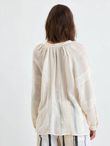 LEMLEM MITA BLOUSE IN LYCEE CREAM