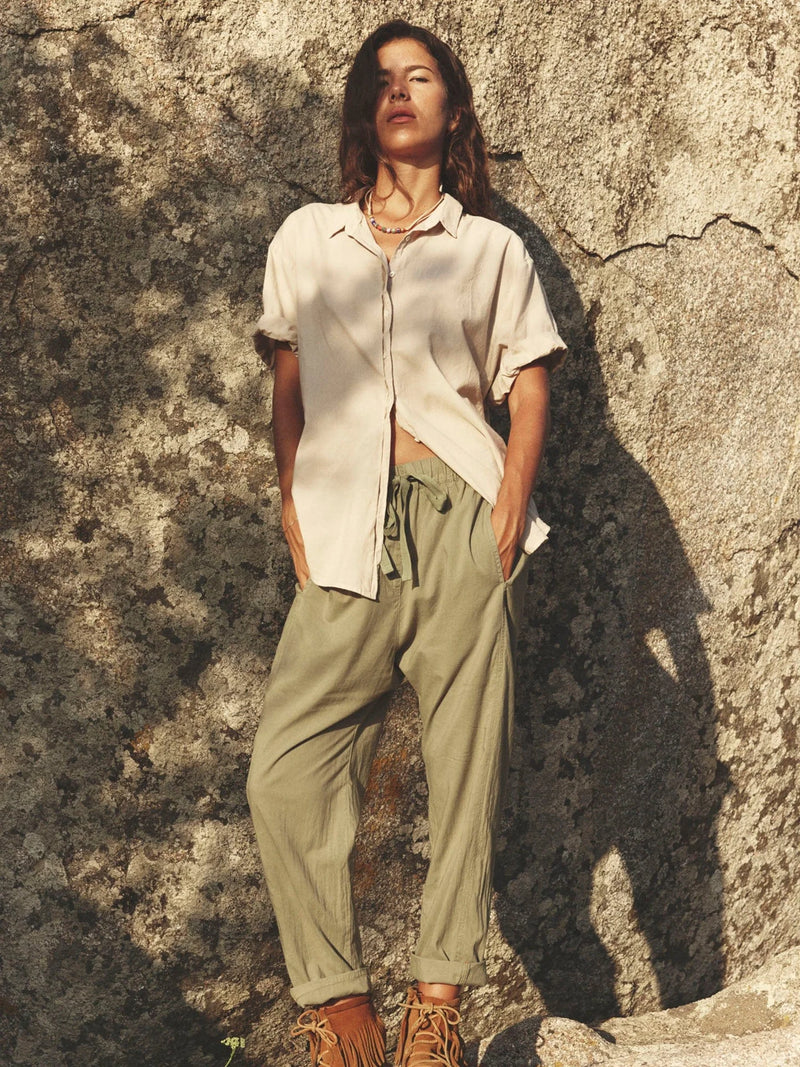 XIRENA DRAPER PANT IN DARK SEAGRASS