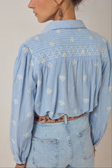 MAISON HOTEL JAMES SHIRT IN SKY BLUES SUNNY