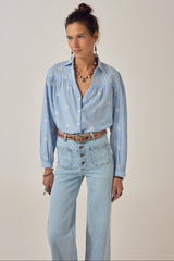 MAISON HOTEL JAMES SHIRT IN SKY BLUES SUNNY