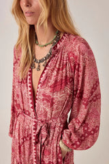 MAISON HOTEL TINA DRESS IN VOLCANO