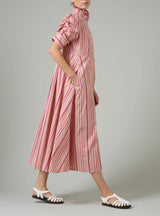 THIERRY COLSON VENETIA DRESS IN CAPRI STRIPES
