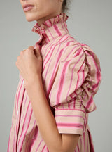 THIERRY COLSON VENETIA DRESS IN CAPRI STRIPES