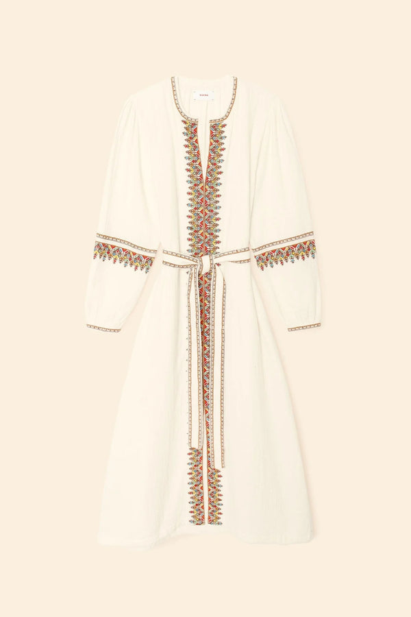 XIRENA GABRIELLA DRESS IN OYSTERETTE