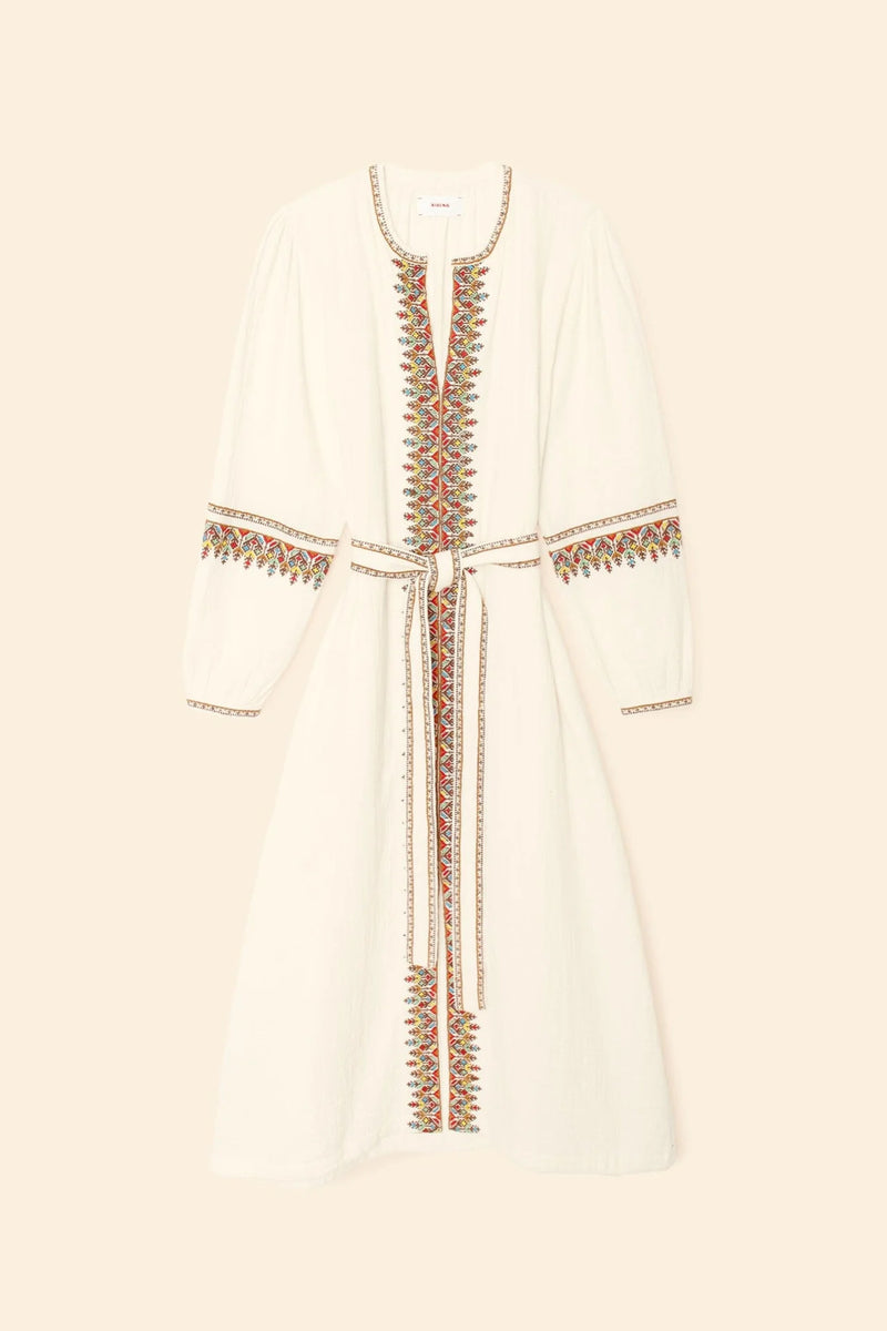 XIRENA GABRIELLA DRESS IN OYSTERETTE