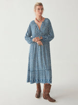 MAISON HOTEL ANTONIA DRESS IN BLUE SIMONE Sold Out