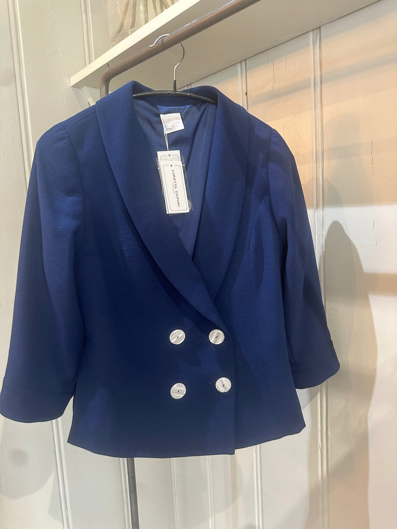 PRE-OWNED ( with tags! ) Loretta caponi jacket RRP £725 XS