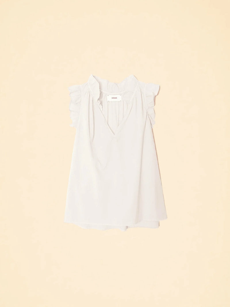 XIRENA BEX TOP IN WHITE