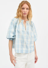 SKALL STUDIO NEWMOON BLOUSE IN VINTAGE CHECK