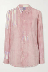 THIERRY COLSON Voile SHIRT IN RED
