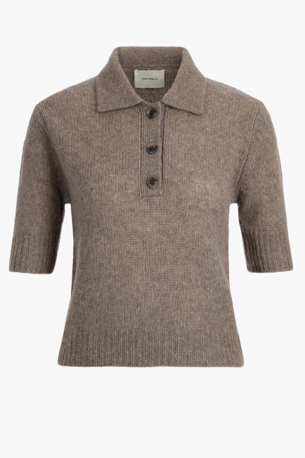 LISA YANG CASHMERE & SILK MASY SWEATER IN NOUGAT