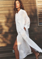 XIRENA BODEN DRESS IN WHITE