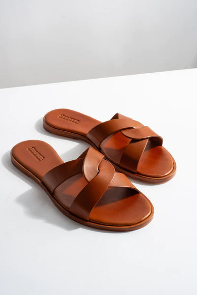 DRAGON DIFFUSION POSITANO SANDALS IN TAN