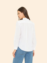 XIRENA AMELIE SHIRT IN WHITE