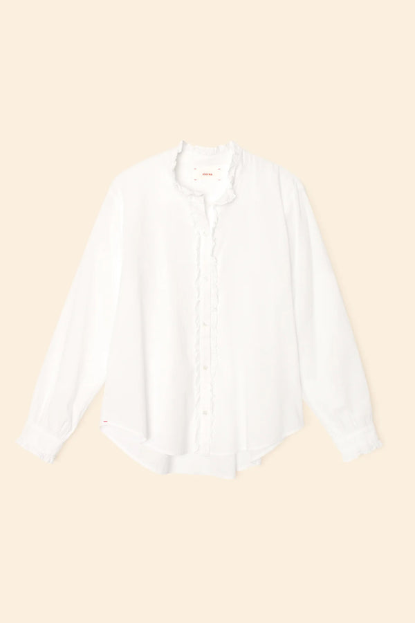 XIRENA AMELIE SHIRT IN WHITE