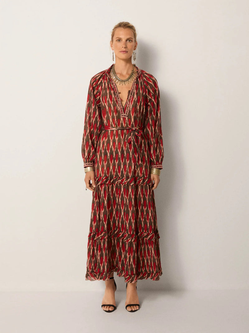 MAISON HOTEL LOULOU DRESS IN VOLCANO