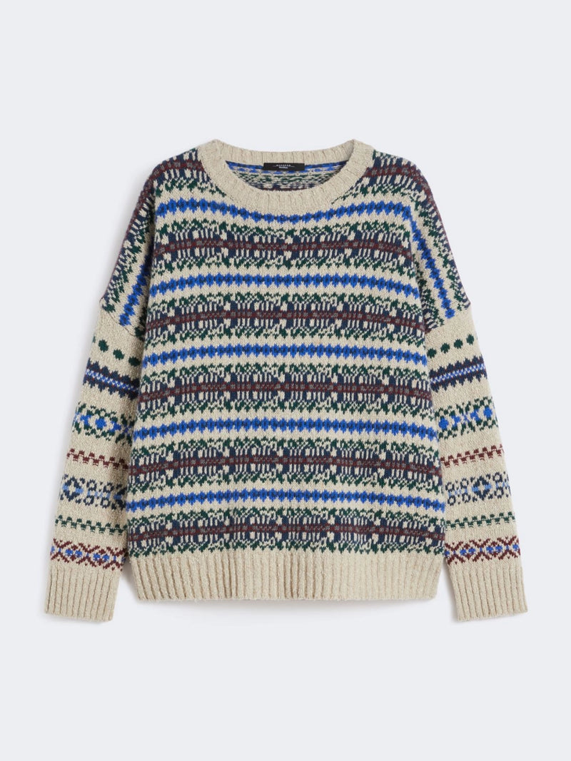 WEEKEND MAX MARA WOOL-TWEED SWEATER