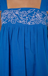 JULIET DUNN BABY DOLL DRESS IN ROYAL BLUE CANDY