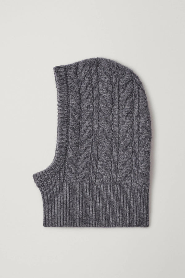 LISA YANG YLDA CASHMERE BALACLAVA IN GRAPHITE - MORE STOCK COMING