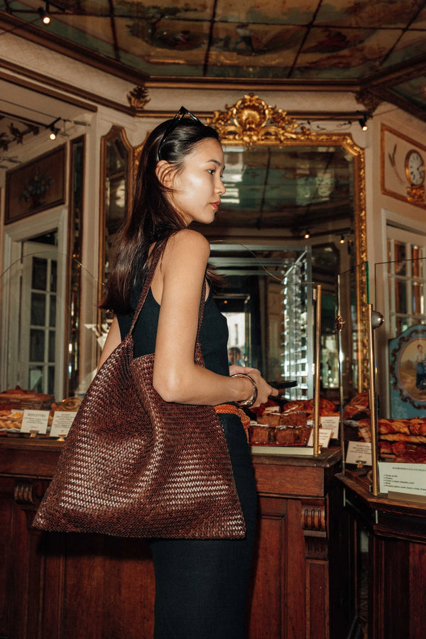 DRAGON DIFFUSION ARS TOTE IN DARK BROWN