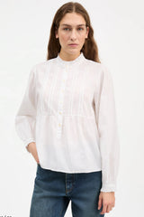 SKALL STUDIO LEILI SHIRT IN OPTIC WHITE