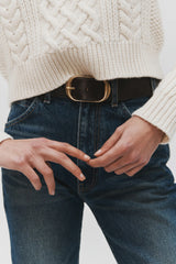 NILI LOTAN NILI BELT IN ANTIQUE BRASS