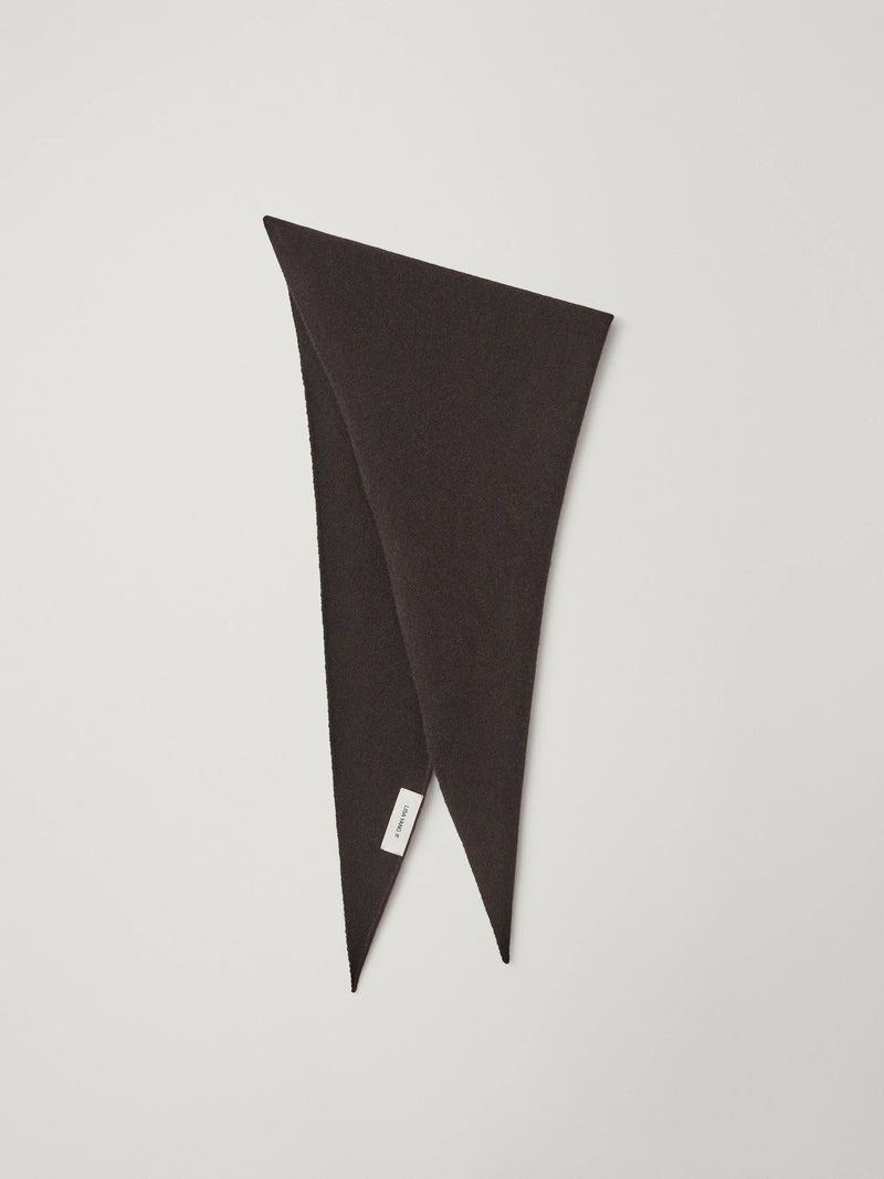 LISA YANG FLORIANNE SCARF IN DARK OAK