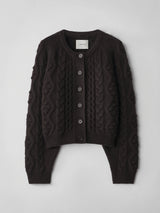 LISA YANG WINROE CABLE KNIT CASHMERE CARDIGAN