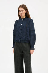 SKALL STUDIO VELINA SHIRT IN NAVY