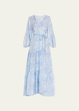 PRE-OWNED Hannah Artwear silk habotai dress RRP £565 XS Sold Out
