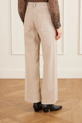NILI LOTAN MEGAN COTTON-BLEND CORDUROY PANTS