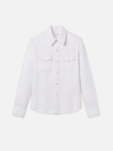 FRAME THE CLASSIC SHIRT IN AU NATURAL CLEAN
