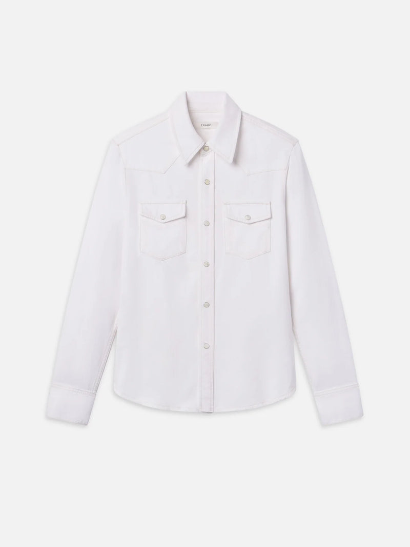 FRAME THE CLASSIC SHIRT IN AU NATURAL CLEAN