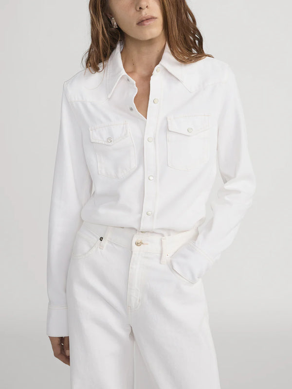 FRAME THE CLASSIC SHIRT IN AU NATURAL CLEAN