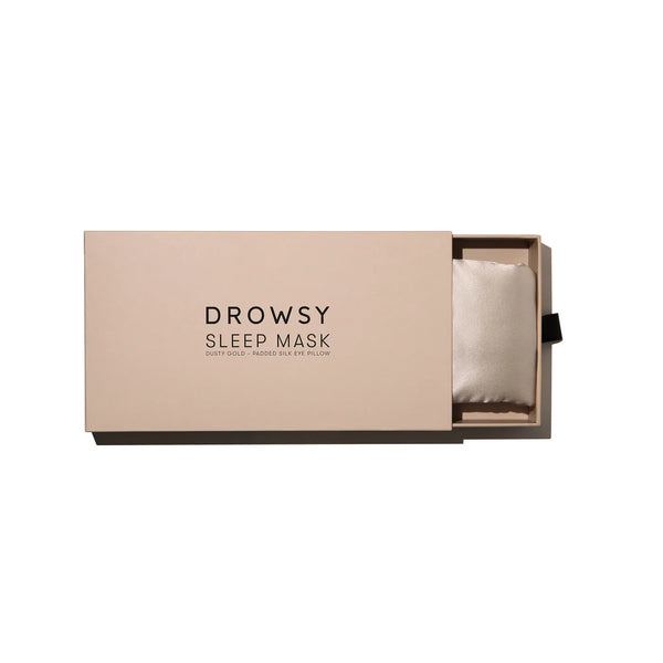DROWSY DUSTY GOLD SLEEP MASK