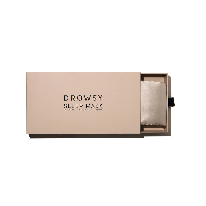 DROWSY DUSTY GOLD SLEEP MASK