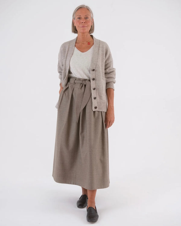 STUDIO WYLDER HARPER CARDIGAN IN OATMEAL